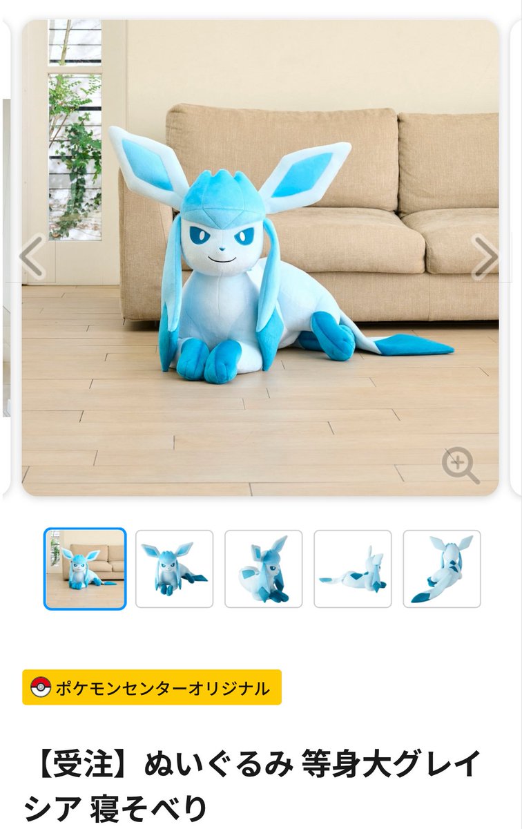 来年やってくる寝そべり等身大グレイシアたんとこの部屋にいる