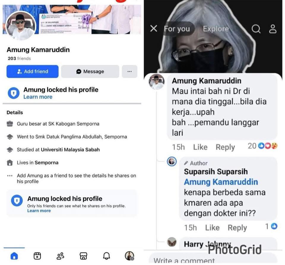 LinaRamsah's tweet image. Bukan kaleng-kaleng ya ugutan yg dia dpt. Ugutan bunuh. Semoga cikgu ni diangkut polis.