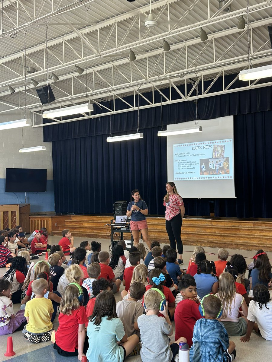 First whole school assembly. Great job, All Stars!