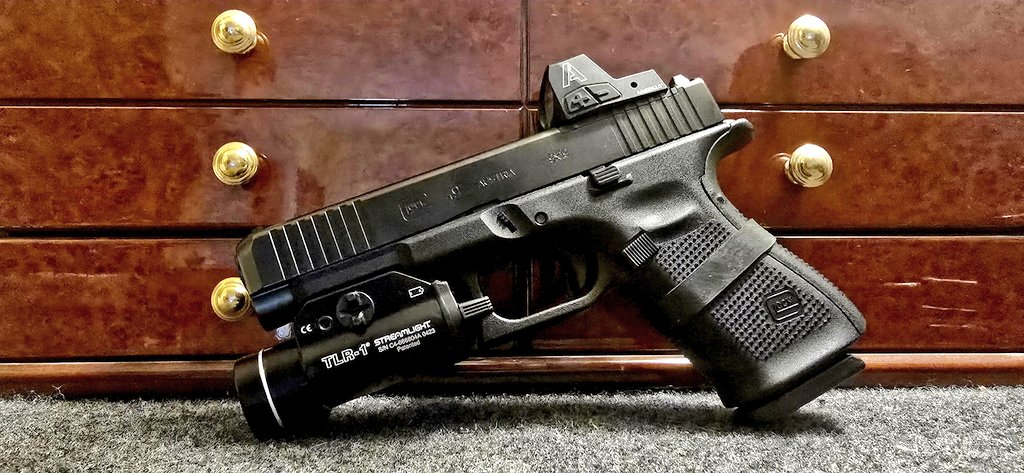 schmerdley's tweet image. Well boys...  Until @GLOCKInc decides we're ready for a model 50...  There will be no more "Glock of the day"...  Cause that's all of them.  We had a good run! 

 The funky 49... 
#Glock #pewpew #funnyhashtags