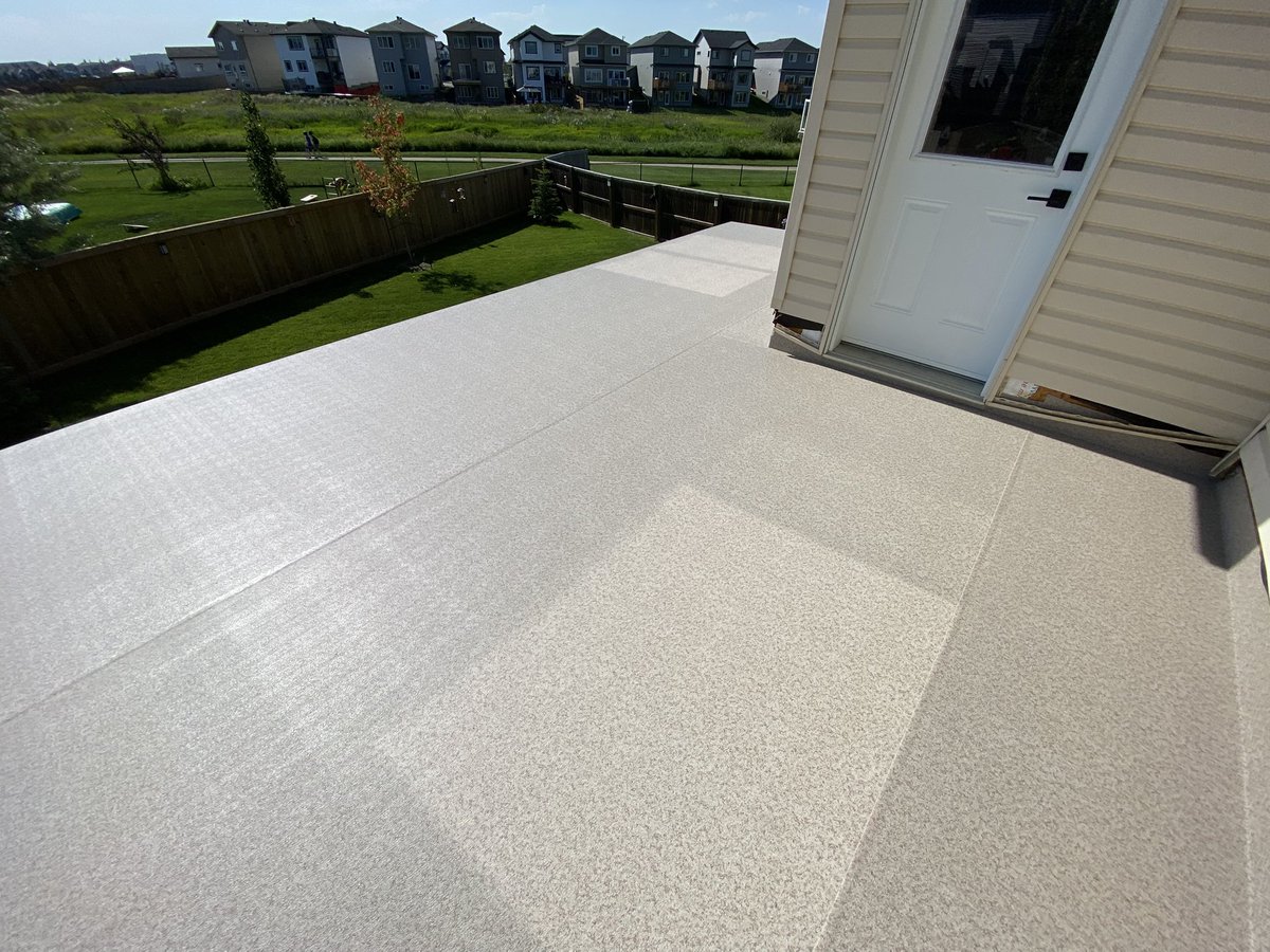 decks_appeal's tweet photo. DekSmart vinyl in Cobblestone #deck #vinyldecking #yeg #decksappeal https://t.co/OFFasPQMYs