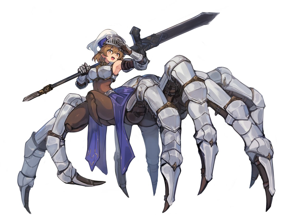 Arachne armor is an incredible concept. Imagine having a spider wife that doubles as cavalry...