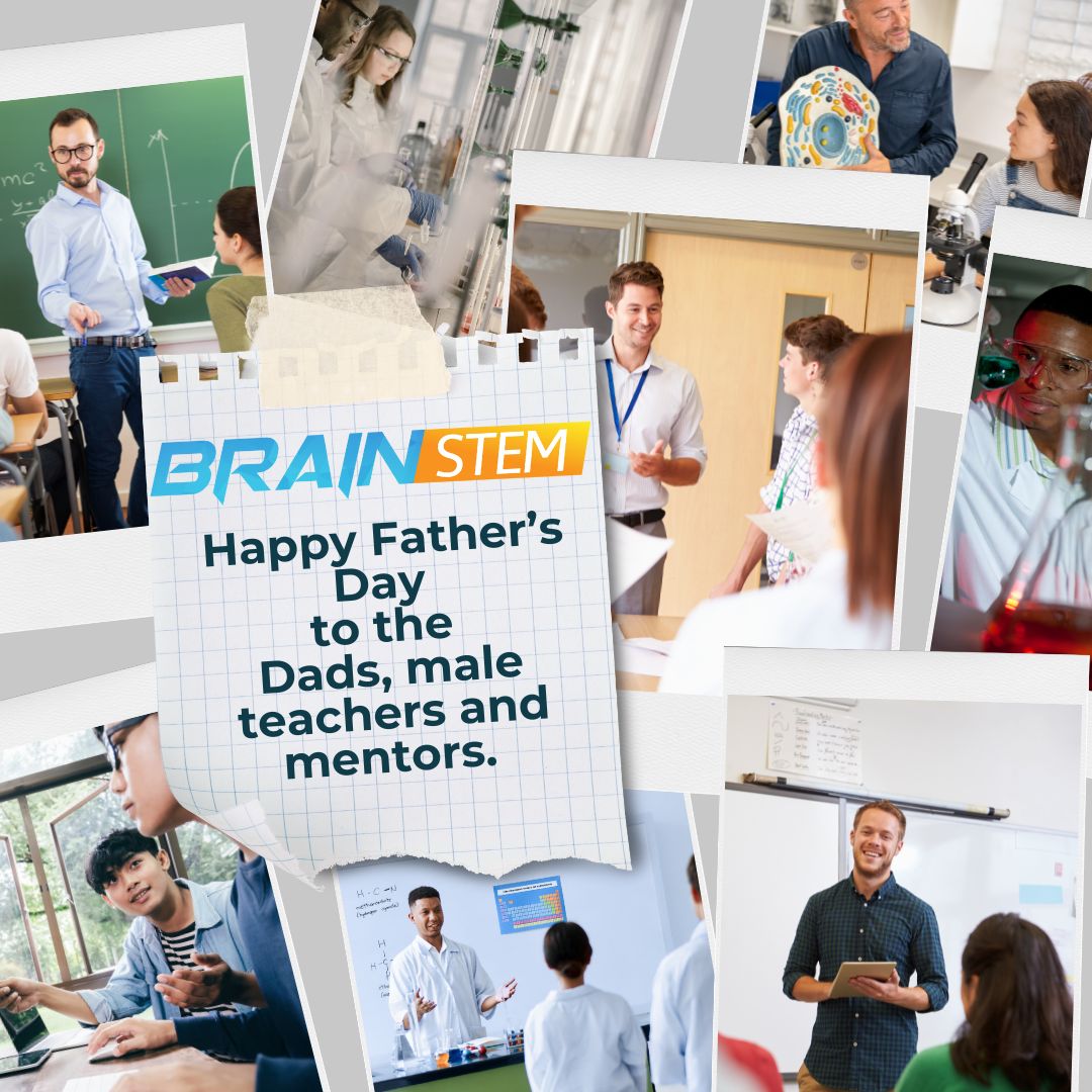 brainstemorg's tweet image. Happy Father’s Day! 👨‍🏫👨‍🔬👨‍💻
BrainSTEM began with one dad’s vision to spark curiosity through STEM. Today, we celebrate the male BrainSTEM team, teachers &amp;amp; mentors who inspire students to explore, create &amp;amp; dream big — LEGO builds, dad jokes &amp;amp; all.
#FathersDay #STEM #MaleRoleModels