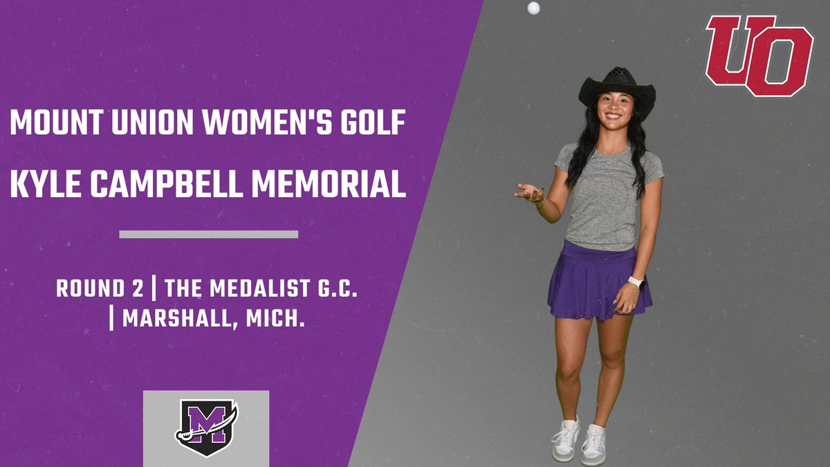 The Raiders are back in action for the second and final round of the Kyle Campbell Memorial Tournament!!

📍: Marshall, Mich. 
⛳️: The Medalist G.C. 

#GoMountGo
