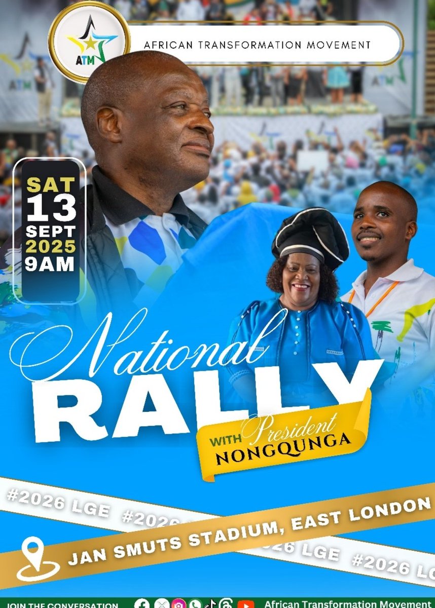 ATMovement_SA's tweet photo. [ATM RALLY ALERT ⚠️] https://t.co/JTPRv2mIqI