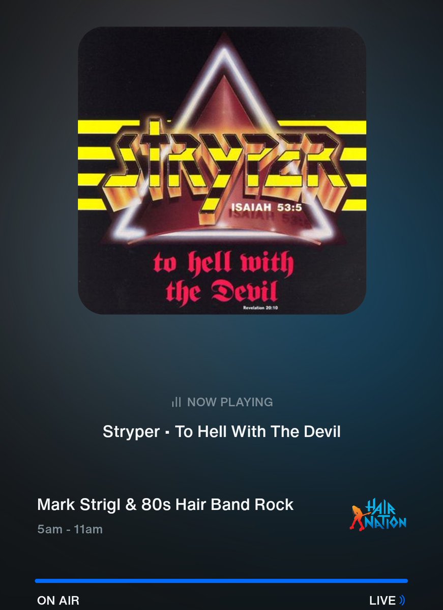 Mike Jehle (@thekid_) on Twitter photo A little Saturday morning gym time with <a href="/Strigl/">Mark Strigl</a> and <a href="/ItsHairNation/">SiriusXM Hair Nation</a>
I am a heathen Midwesterner and I concur. Seen them twice the last 7 years or so and their musicianship takes a back seat to nobody. Now, some of the deeper tracks lyrics are a little over top...for me 😉 A little Saturday morning gym time with <a href="/Strigl/">Mark Strigl</a> and <a href="/ItsHairNation/">SiriusXM Hair Nation</a>
I am a heathen Midwesterner and I concur. Seen them twice the last 7 years or so and their musicianship takes a back seat to nobody. Now, some of the deeper tracks lyrics are a little over top...for me 😉
