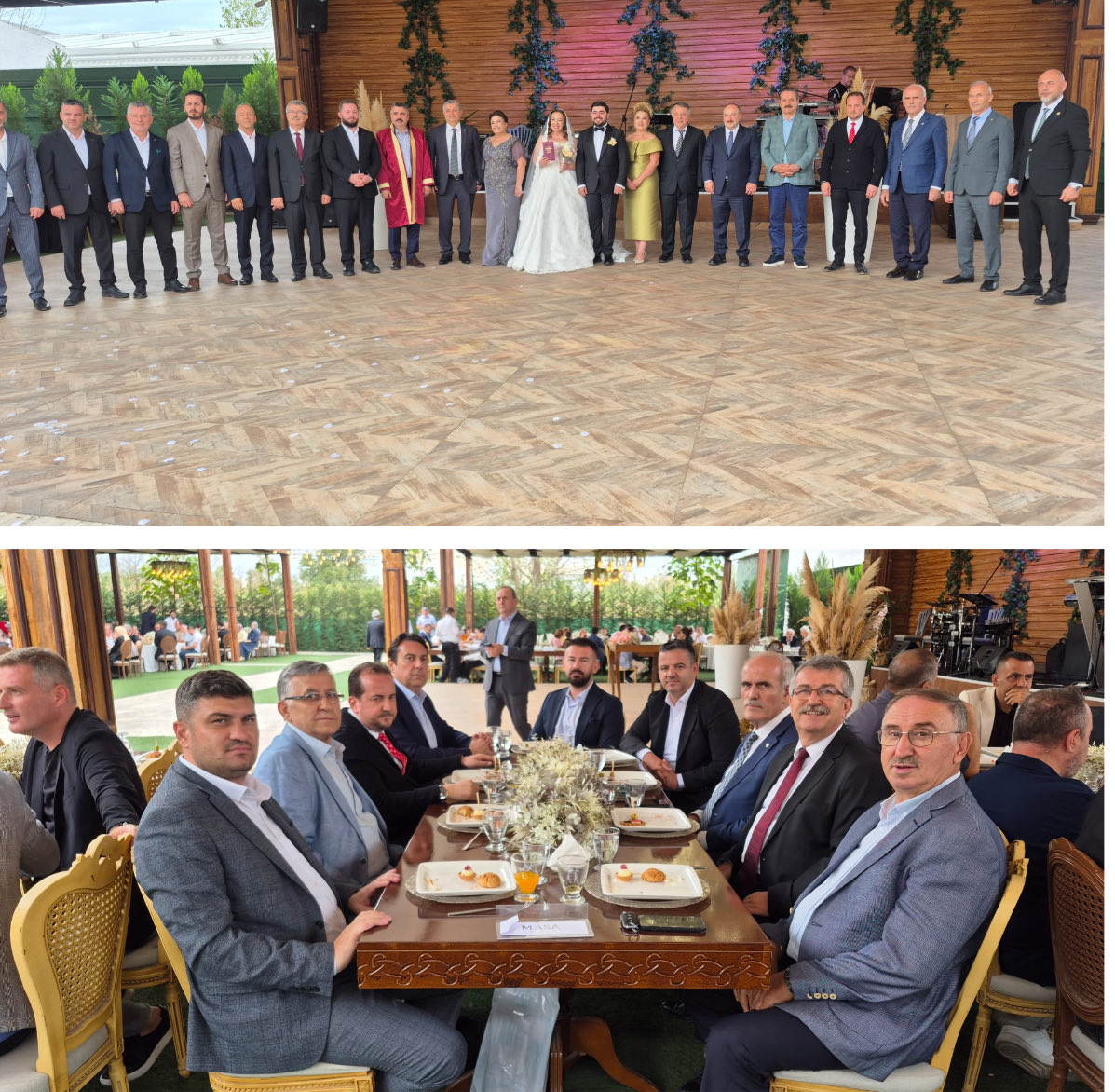 Değerli Kardeşimiz MERT TİRYAKİ ile Yıldız ERDAL Hanımın Düğünlerine Katıldık. Gençlerimize Mutluluklar Diliyoruz.