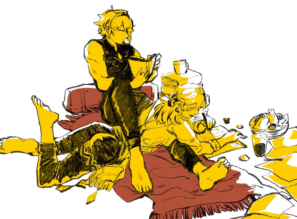 健やかな自カプ、癖也…
＃ひらいて赤ブー 
#喧嘩するほどImissyou