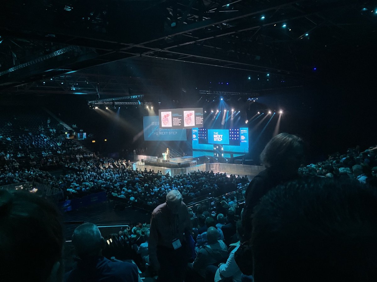 Crank grifter Aseem Malhotra at the Reform conference.