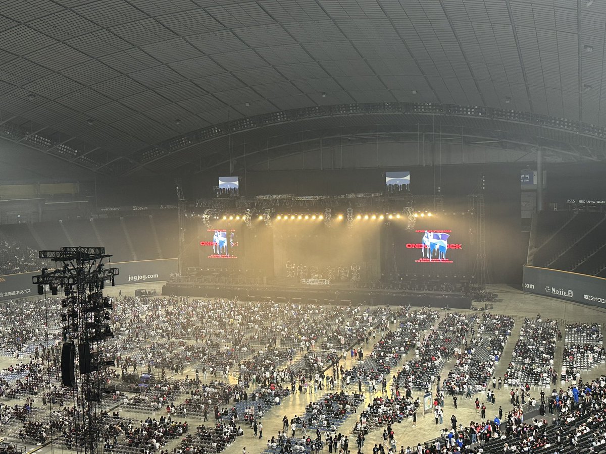 ワンオクDETOX
札幌ドーム行ってきました！
生きる活力をもらいました、1番好きなキミシダイ列車がアンコールのラストで楽しかったなぁ

このバンドを教えてくれて、ありがとう🙌