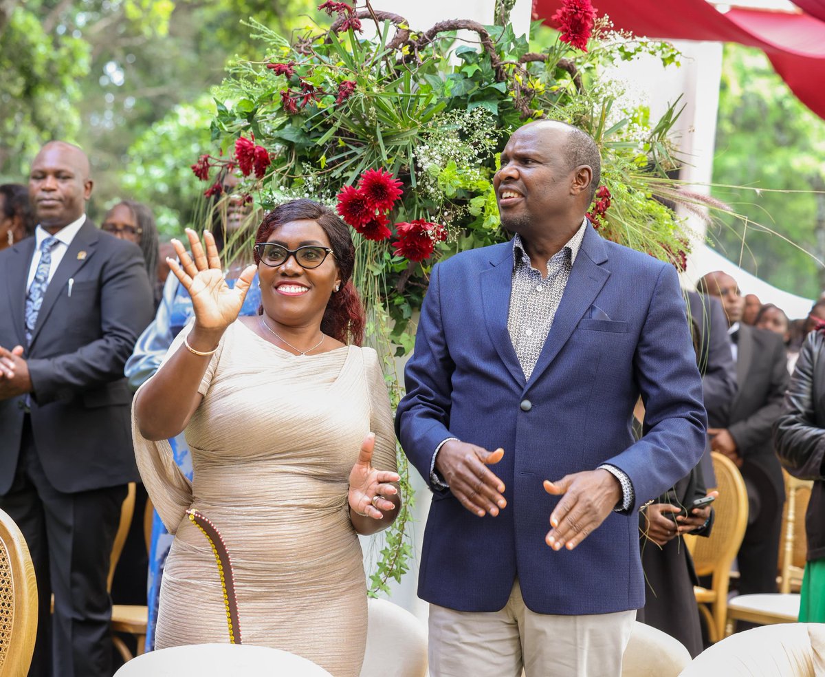 Today, I joined First Lady <a href="/MamaRachelRuto/">Mama Rachel Ruto, EGH</a>, former Prime Minister <a href="/RailaOdinga/">The Raila Odinga Amolo Foundation</a>, and loved ones at Naishola Gardens, Limuru, to celebrate the joyous union of Nicole Chepkoech Langat and Brian Kipkoech Belio.

I am honored to wish the beautiful couple a lifetime of love, happiness,
