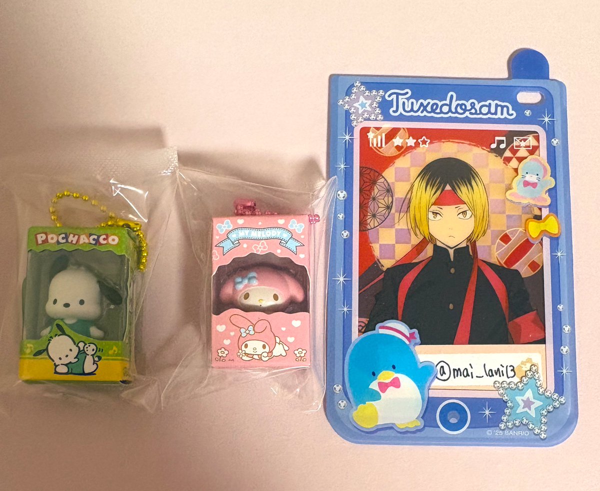 【譲渡】
チョコボックス　サンリオ

▶︎マイメロディー　ポチャッコ
▶︎定価＋送料
▶︎ゆうちょ振込
▶︎郵送

初期傷対応不可

求めていたキャラが出たので、
お譲り致します。

お気軽にお声がけください。