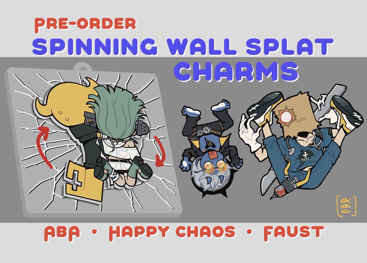 🔄spinning wall splat charm pre-orders are open!🔄
link in the replies :P