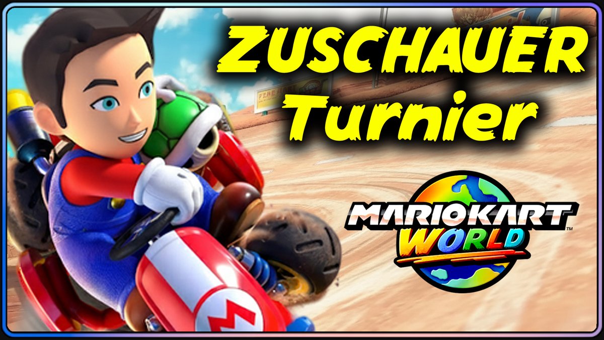 dreamoyoutube's tweet photo. Mario Kart World-Livestream heute um 18:00 Uhr!
Sei live dabei, Online-Rennen auf der Nintendo Switch 2 mit Zuschauern/Community.
Hier geht’s zum Stream: https://t.co/sJncDmLwh2
#MarioKartWorld #NintendoSwitch2 #GamingCommunity #germangamer #Livestream https://t.co/G0Xnltvzmz