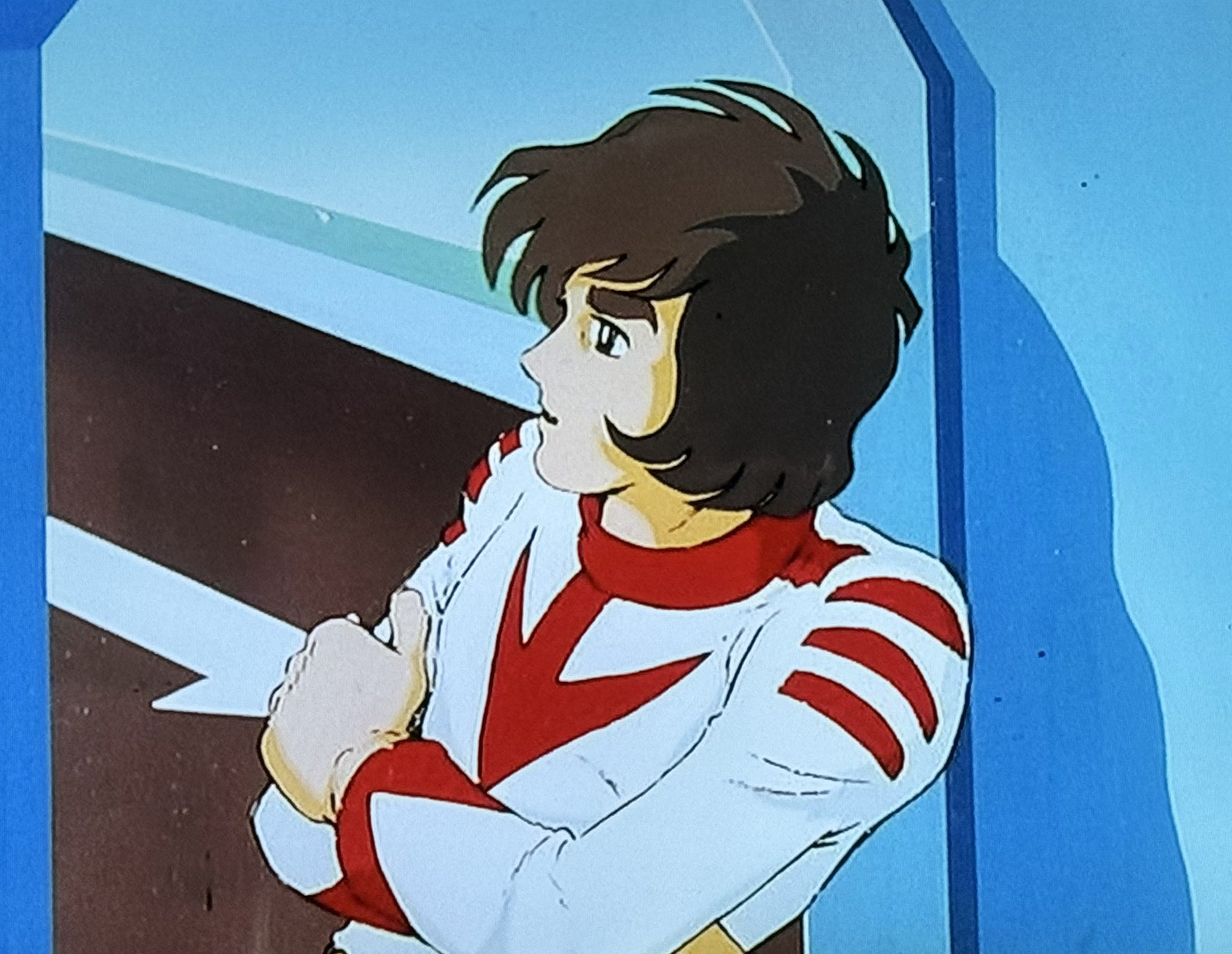 宇宙戦艦ヤマト 初代沖田艦長 セル画 宇宙戦艦ヤマト】 セル画 沖田艦長 真田志郎 - メルカリ