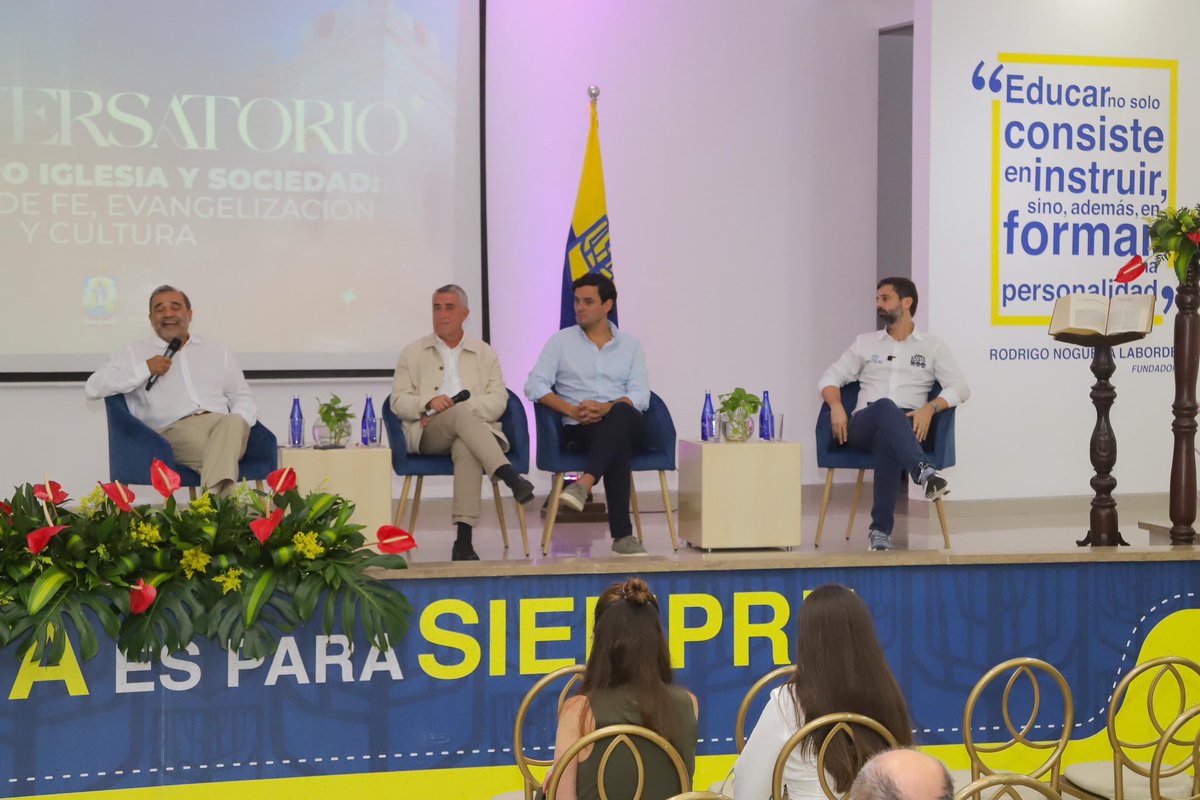 Participamos en el Encuentro Iglesia y Sociedad: 500 años de fe, evangelización y cultura, en el panel sobre turismo religioso, destacando a Santa Marta como primer lugar de evangelización en Colombia, con la Catedral Basílica más antigua de Suramérica y templos históricos en