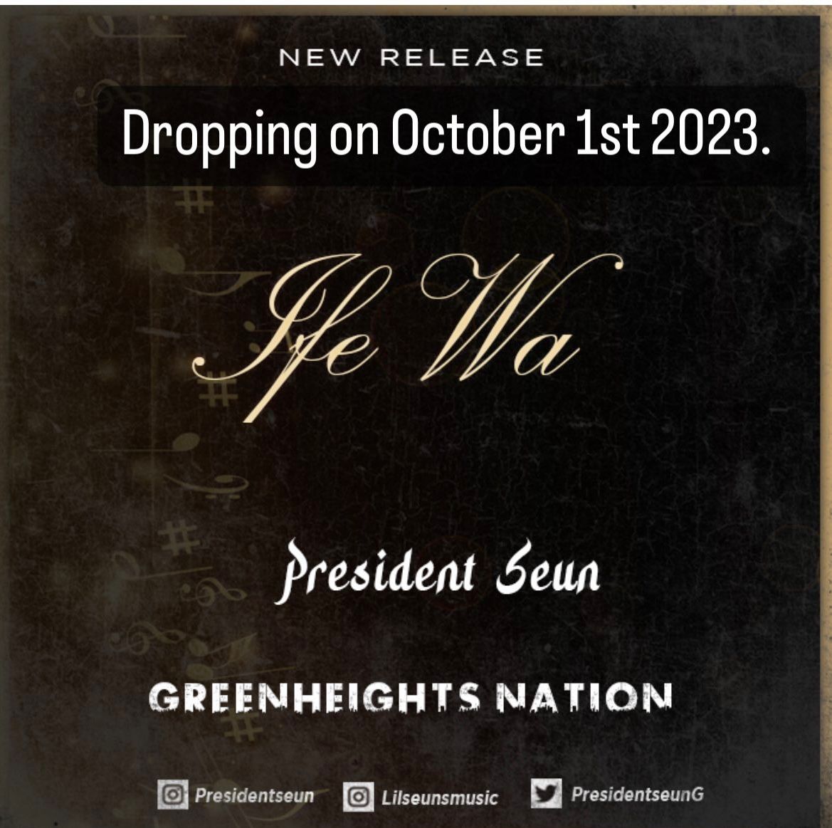 ❤ #Good Afternoonn Earthlings
its the #SaturdayMotivation Groove with #oapadex
🎧 Ife Wa -  <a href="/PresidentseunG/">President Seun Greenheights</a>