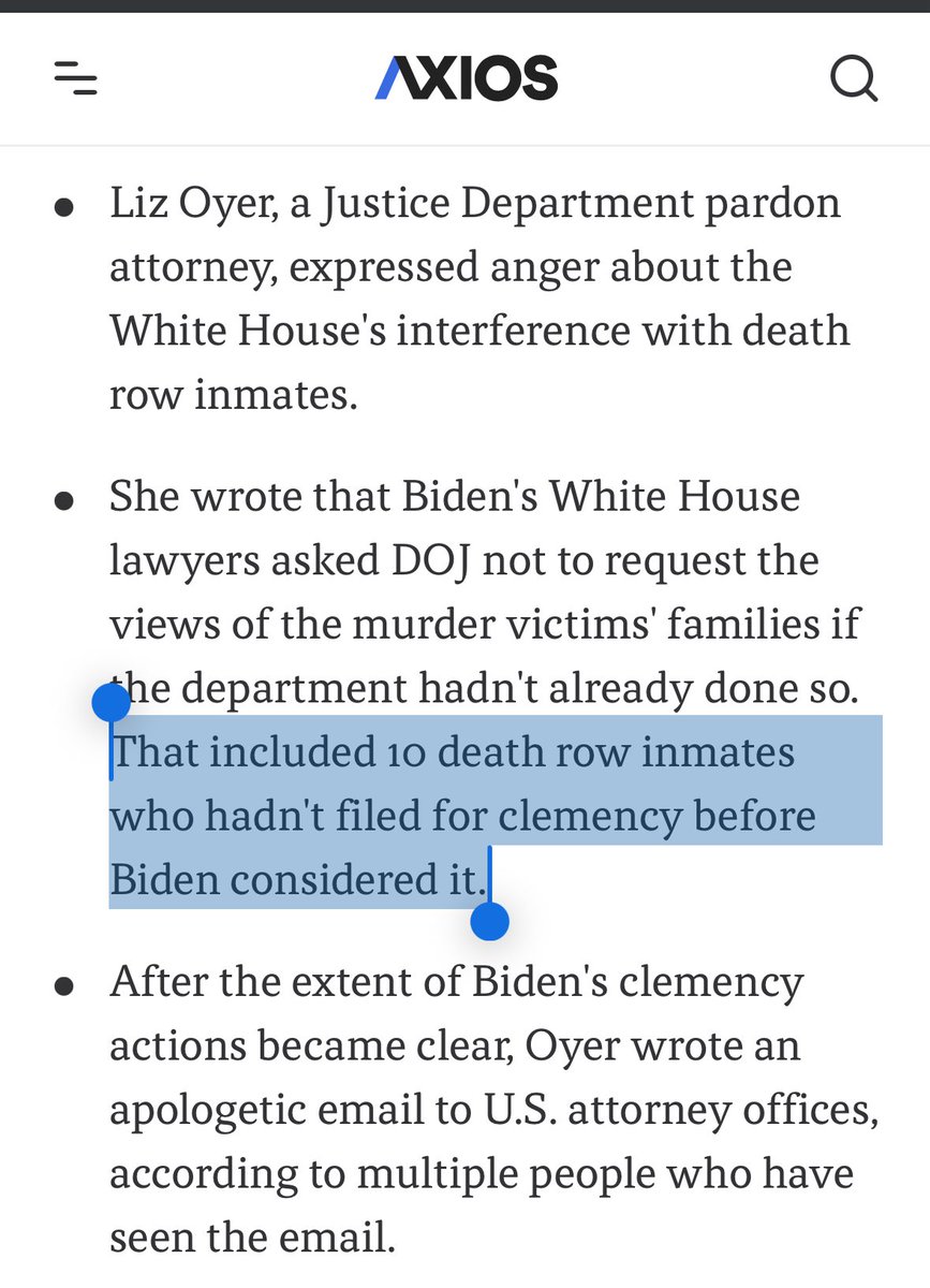 A wild new scoop from Axios reveals that in the final days of the Biden administration there was a “mad dash” by White Hose staff to find thousands of pardons and commutations — all signed with autopen — without giving DOJ lawyers a chance to vet them.

The result?

Biden gave