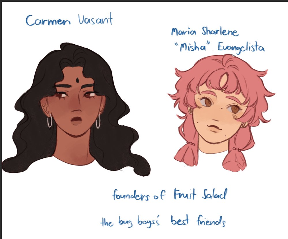 #thebugboys #oc designs for the boys' best friends and bandmates!