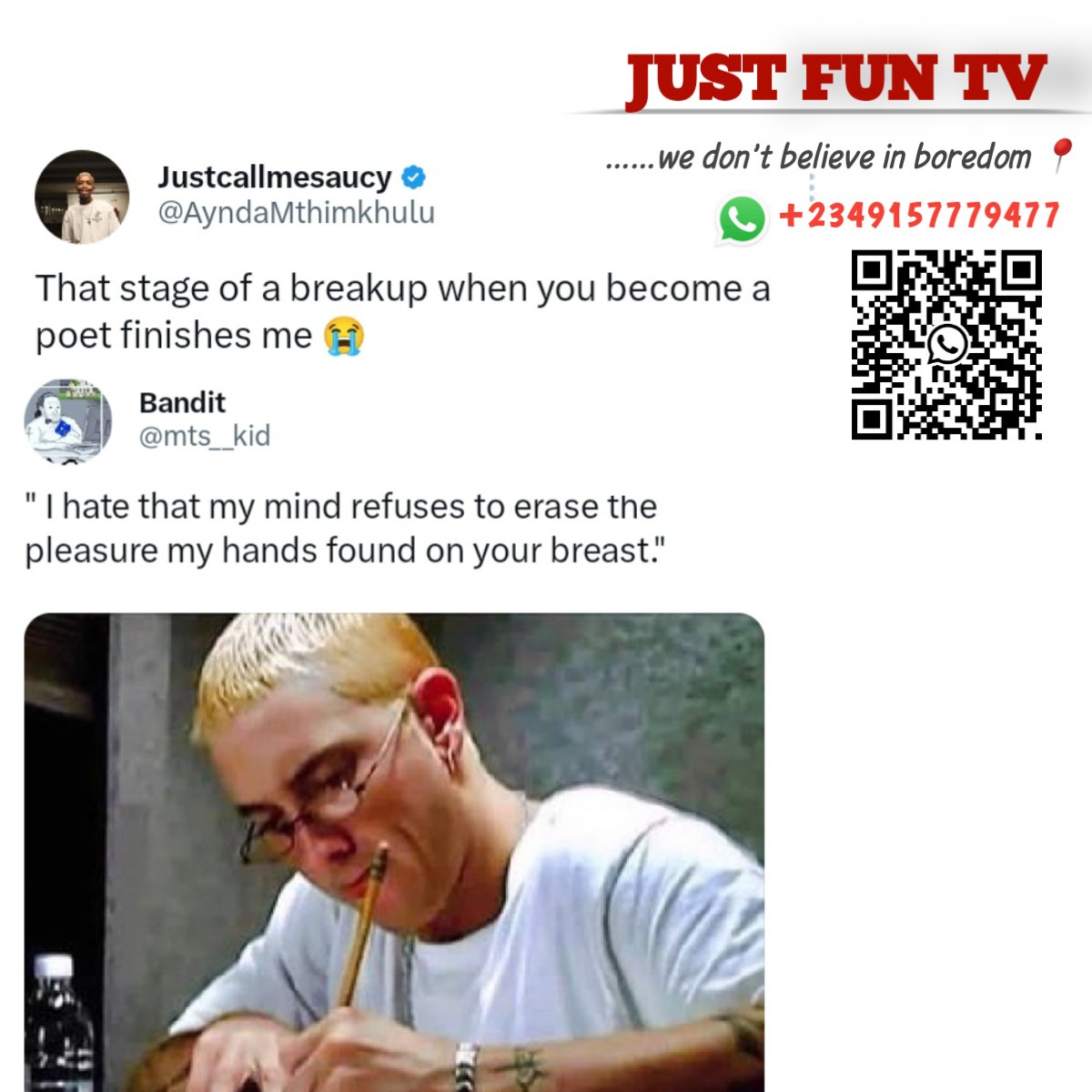 justfuntv_'s tweet image. Shakespeare dy learn from all these lines oo😂😂

#Cuppy #veekeejames #ibrahimchatta