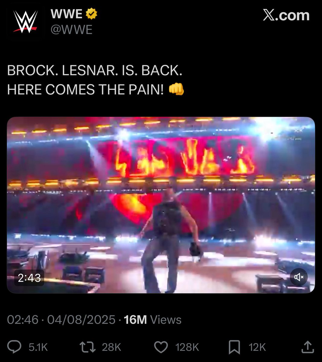 Her returns already got more likes than his and it’s not even been a day lol