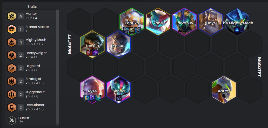 🌟TW Rank 1🏆ajoe1231
💡From 900 LP, OTP Ryze → #1 (1774 LP)🔥

I noticed a few things:
1️⃣Senna takes leftover items
BT + Sterak → Lee Sin has higher priority
(Early game held by Yasuo)
2️⃣Vow → Kobuko; Jarvan often has no items

📌 Shows his preferred items &amp; positioning 👇