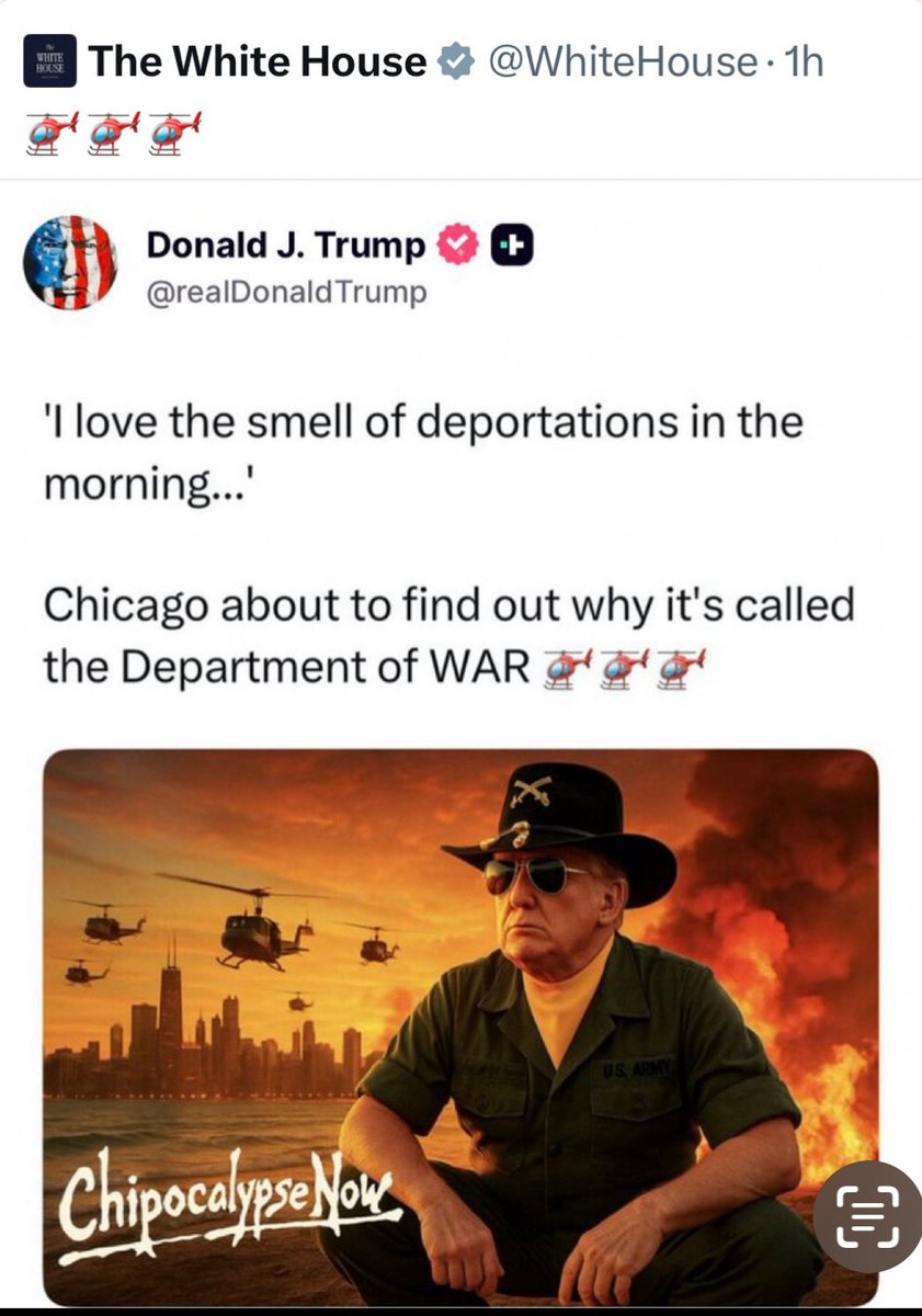 He’s an unhinged fascist dictator declaring war on American cities and attempting to rule by fiat (without any regard for the Constitution). Shame on you and anyone who celebrates his  illegal and unAmerican actions!