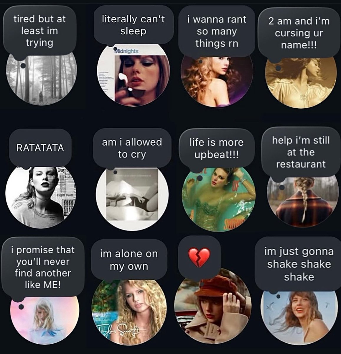 giftedswifted's tweet photo. Which one are you? https://t.co/mq0KtYC82o