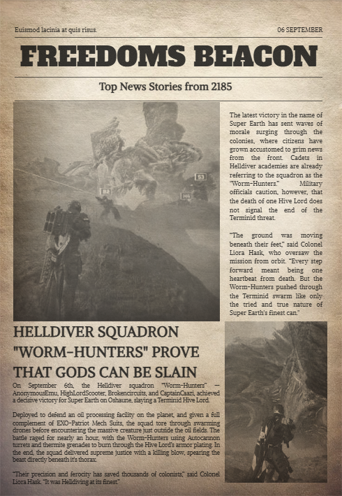 HighLordScooter's tweet photo. We out here slayin white whales and whatnot... #Helldivers2 https://t.co/weo1jRUTFx