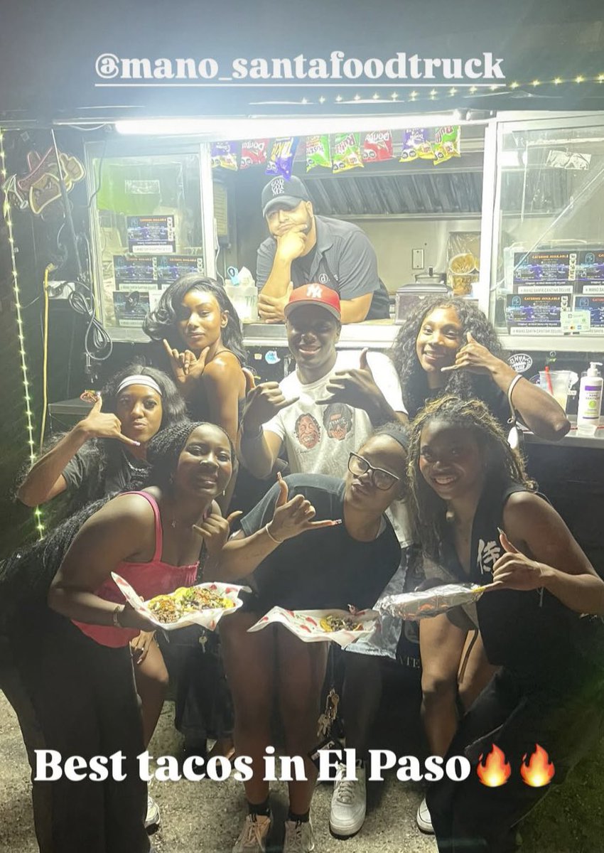 Had an amazing time at my first Minerpalooza!!! 💖🏃🏽‍♀️ My track team &amp; coaches took over the event with our team spirit 💥, we got to interview with The Fast &amp; The Curious, and tried the best tacos in El Paso at Mano Santa's food truck. 🔥#Minerpalooza #Miners #D1Athlete #PicksUp