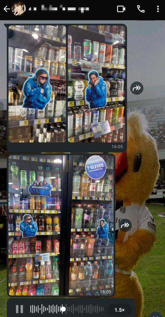 Me encanta que el menso este me envié cosas de Rivis, pq se que se acuerda de mi cuando las ve. 🥳🥳