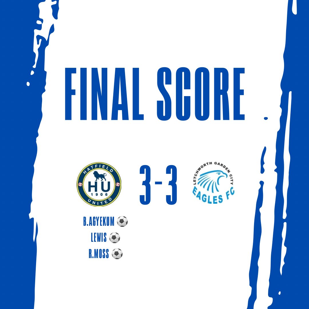 Good game ends in a draw 😕

After going 2-1 up this afternoon to being 3-2 down we managed to dig out a late equaliser to share the points! Mossy being the saviour this week