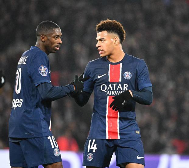 🚨🚑| 𝐎𝐅𝐅𝐈𝐂𝐈𝐀𝐋: Ousmane Dembélé suffers from a severe injury to the right hamstring, he’s set to be unavailable for an estimated 6 weeks.
 
Désiré Doué suffers from a right calf injury and is set to be out of action for an estimated 4 weeks, the club announces via medical