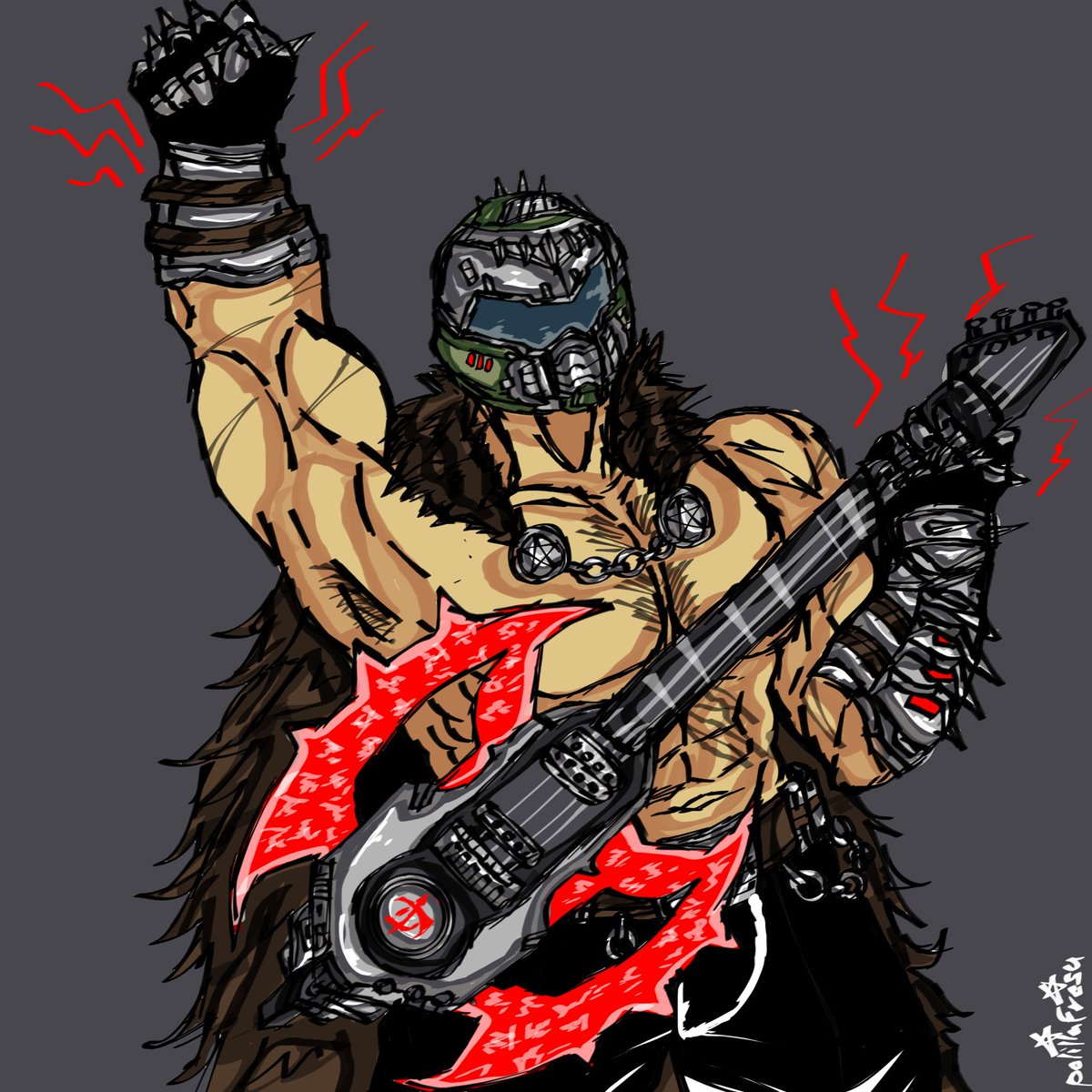 Doom slayer rockero ✝️▪️
#DOOM #DOOMTheDarkAges