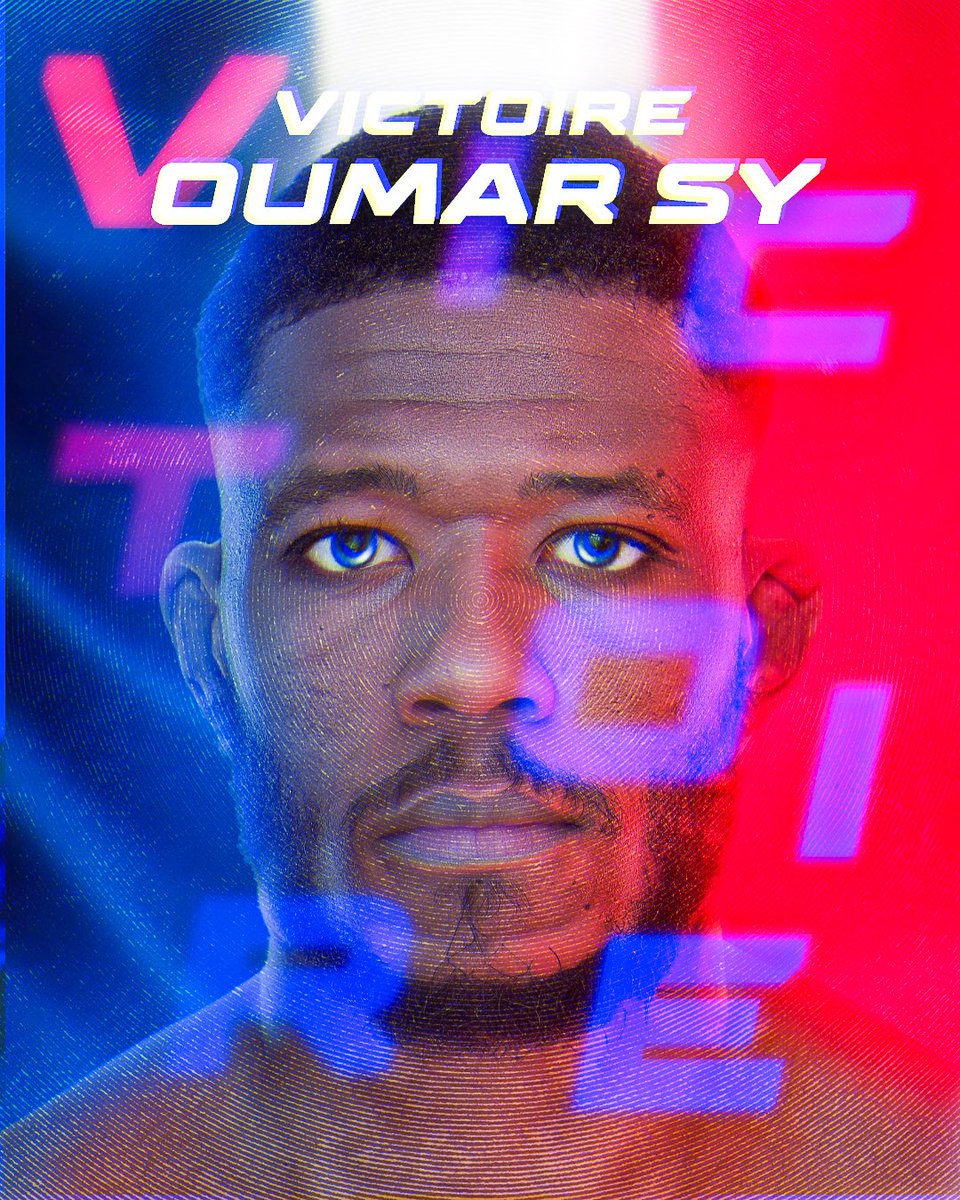 TKOPRODUCTION_'s tweet photo. VICTOIRE DE OUMAR SY ✅

TKO ROUND 1 POUR NOTRE FRANÇAIS 🇫🇷👊

#UFCPARIS4 #UFCPARIS #RMCMMA https://t.co/ejf1ECwUgO