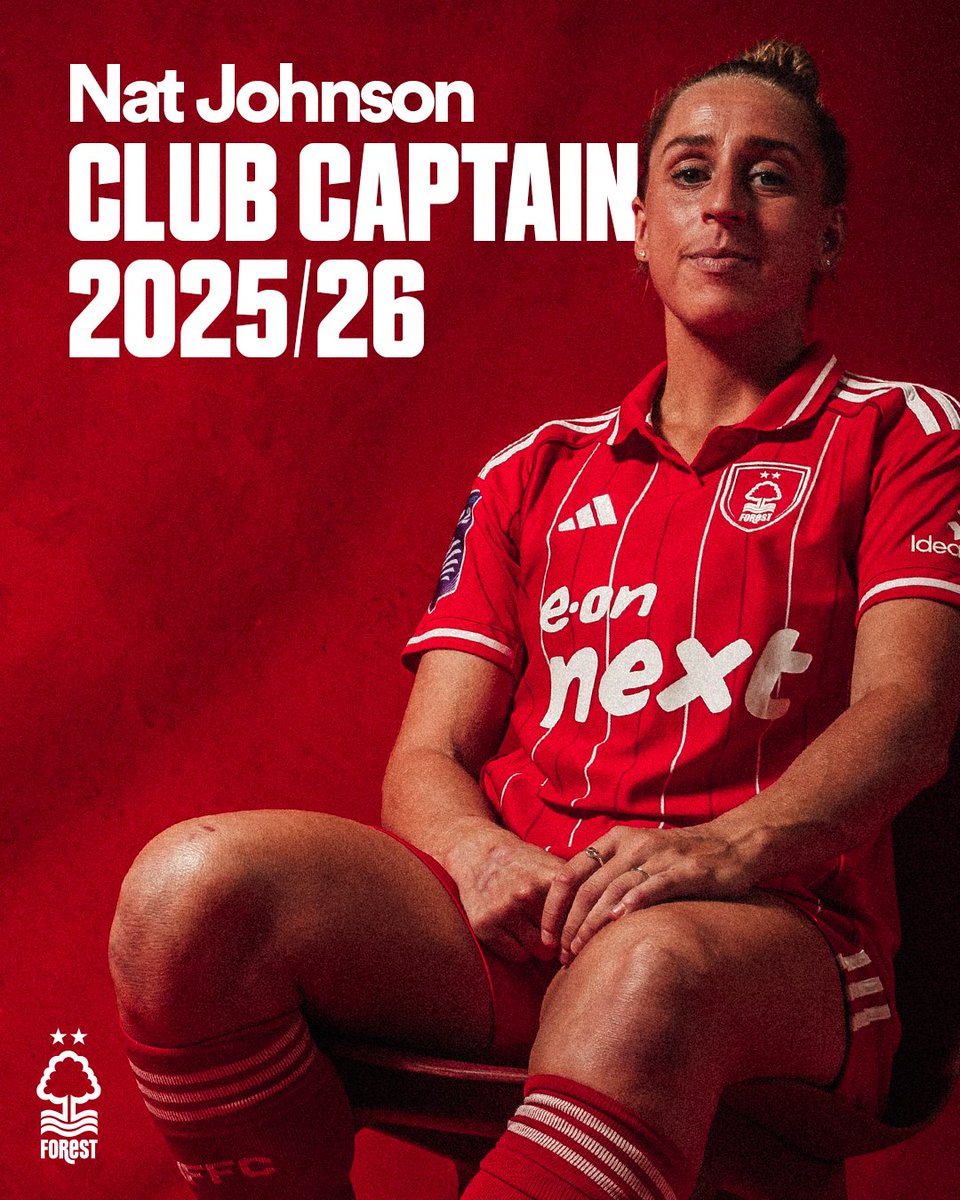 Club Captain. ❤️

Nat Johnson is our 2025/26 Club Captain! 🌳