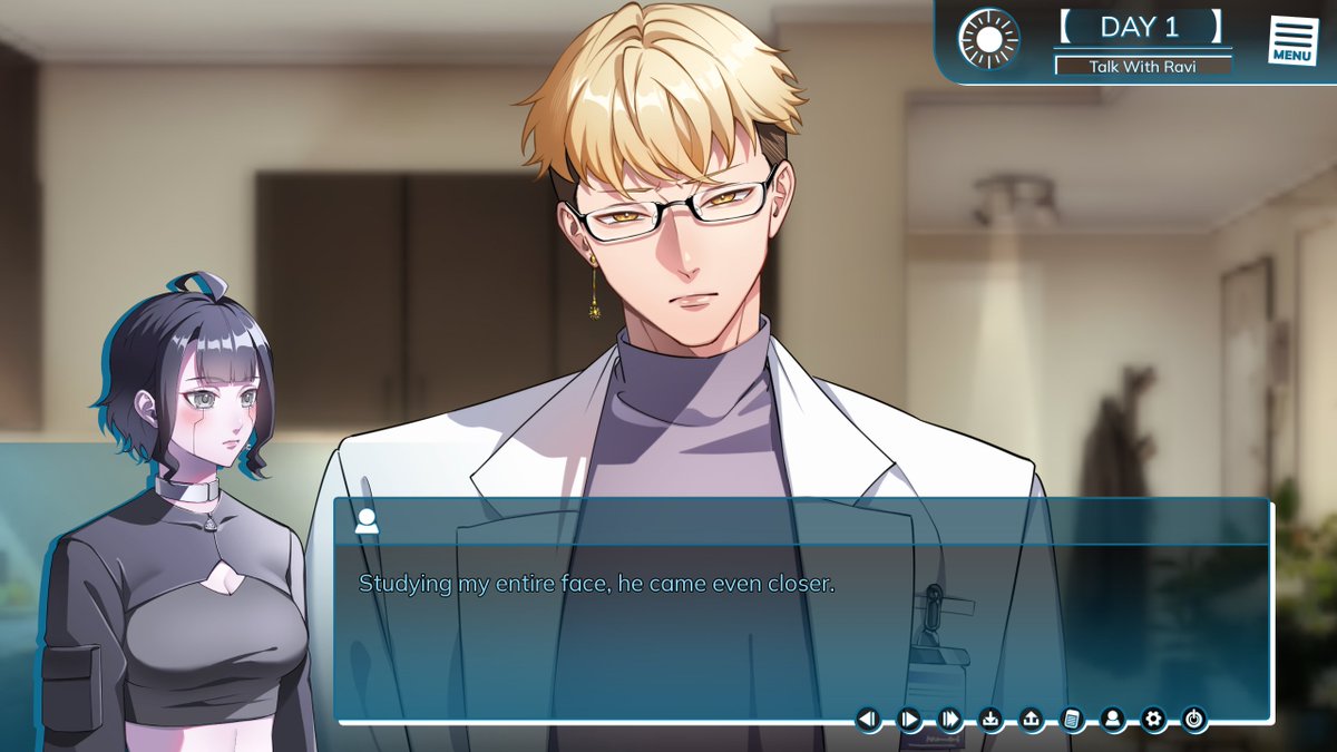 Happy #ScreenshotSaturday!

Here is a screenshot of our recently released psychological-horror #otome #visualnovel "PRELUDE"! 🩵

Who doesn't want to be stuck in an apartment with your #yandere childhood friend keeping you company?👀

Play here ⤵️
elduator.itch.io/prelude