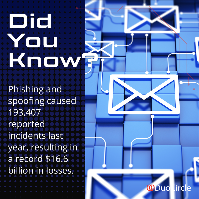duocirclellc's tweet image. 📊 According to the FBI IC3 2024 Report, phishing and spoofing remain the top cyber threats, with 193,407 reported incidents in the past year.

Get true real-time phishing protection. ↩️
duocircle.com/email/phishing…

#DuoCircle #CyberSecurity #SpamFiltering #EmailSecurity