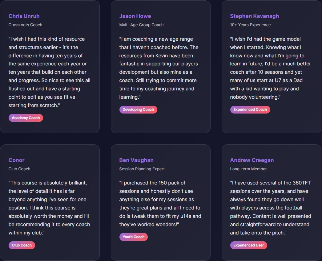 coach_kevin_m's tweet image. Some great feedback on the resources we provide 👏

skool.com/coachingacademy