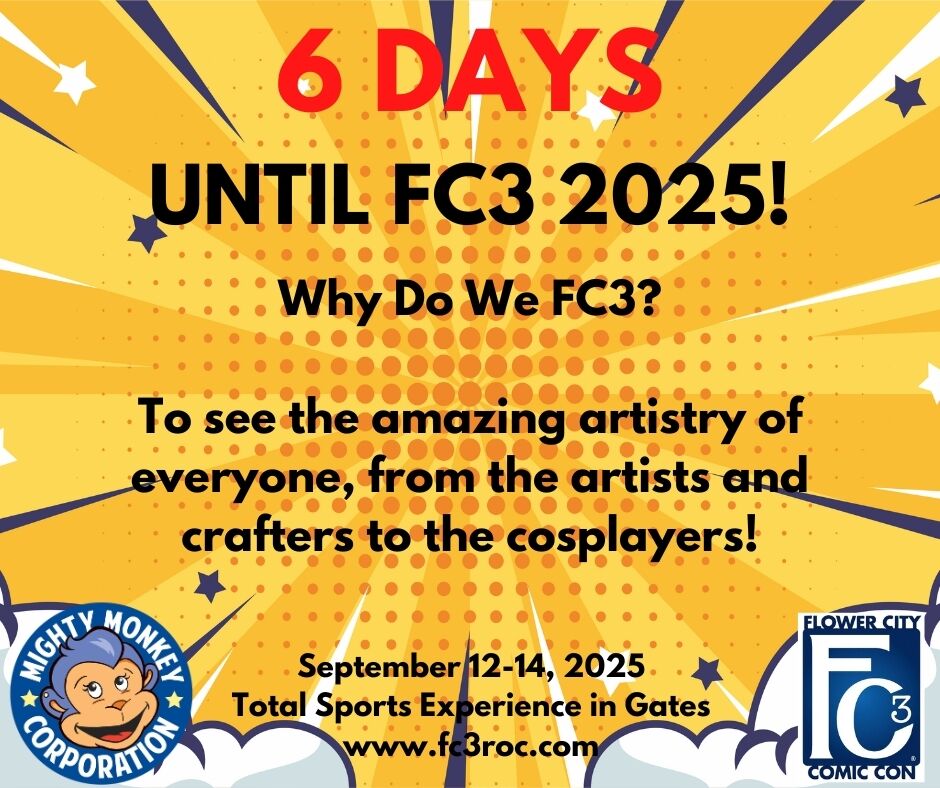 fc3roc's tweet image. Why Do We FC3?

To see the amazing artistry of everyone, from the artists and crafters to the cosplayers!
#FC32025 #ExperienceFC3 #WhereItAllComesTogether