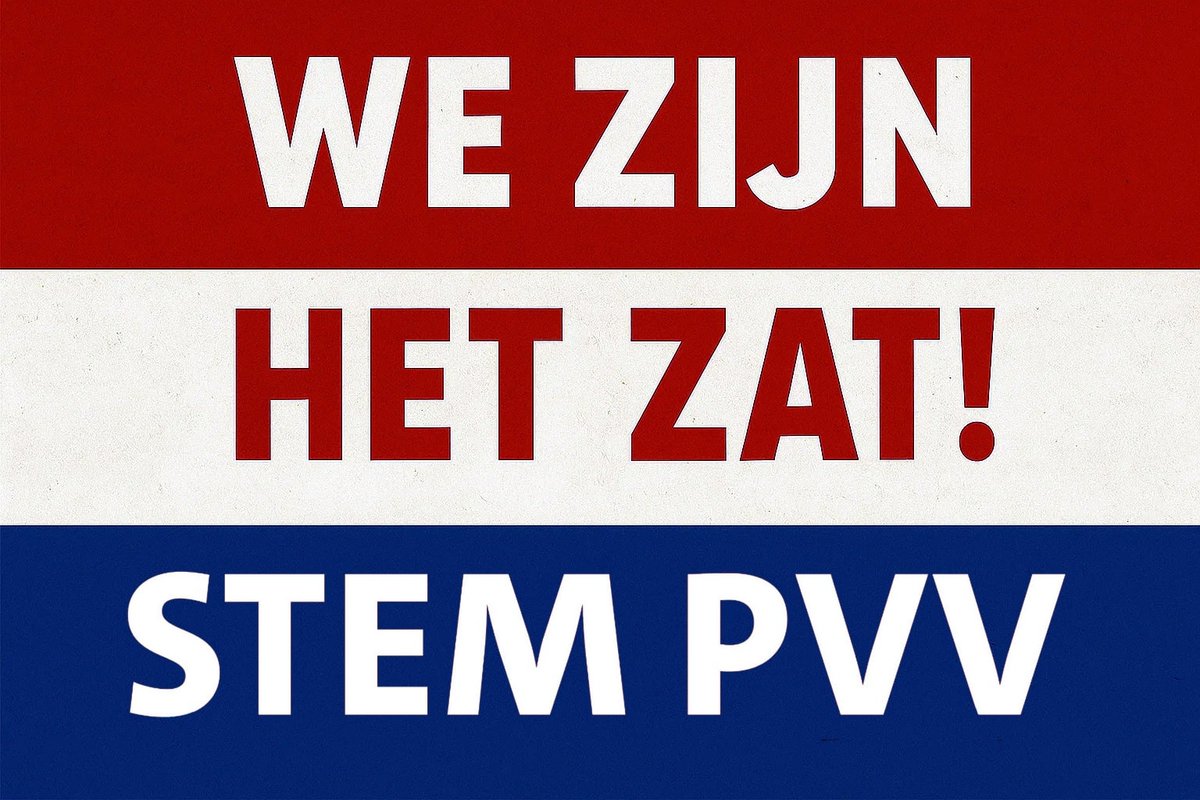 We zijn het zat: overlast van asielzoekers, woningnood en voorrang voor statushouders. Stem PVV!