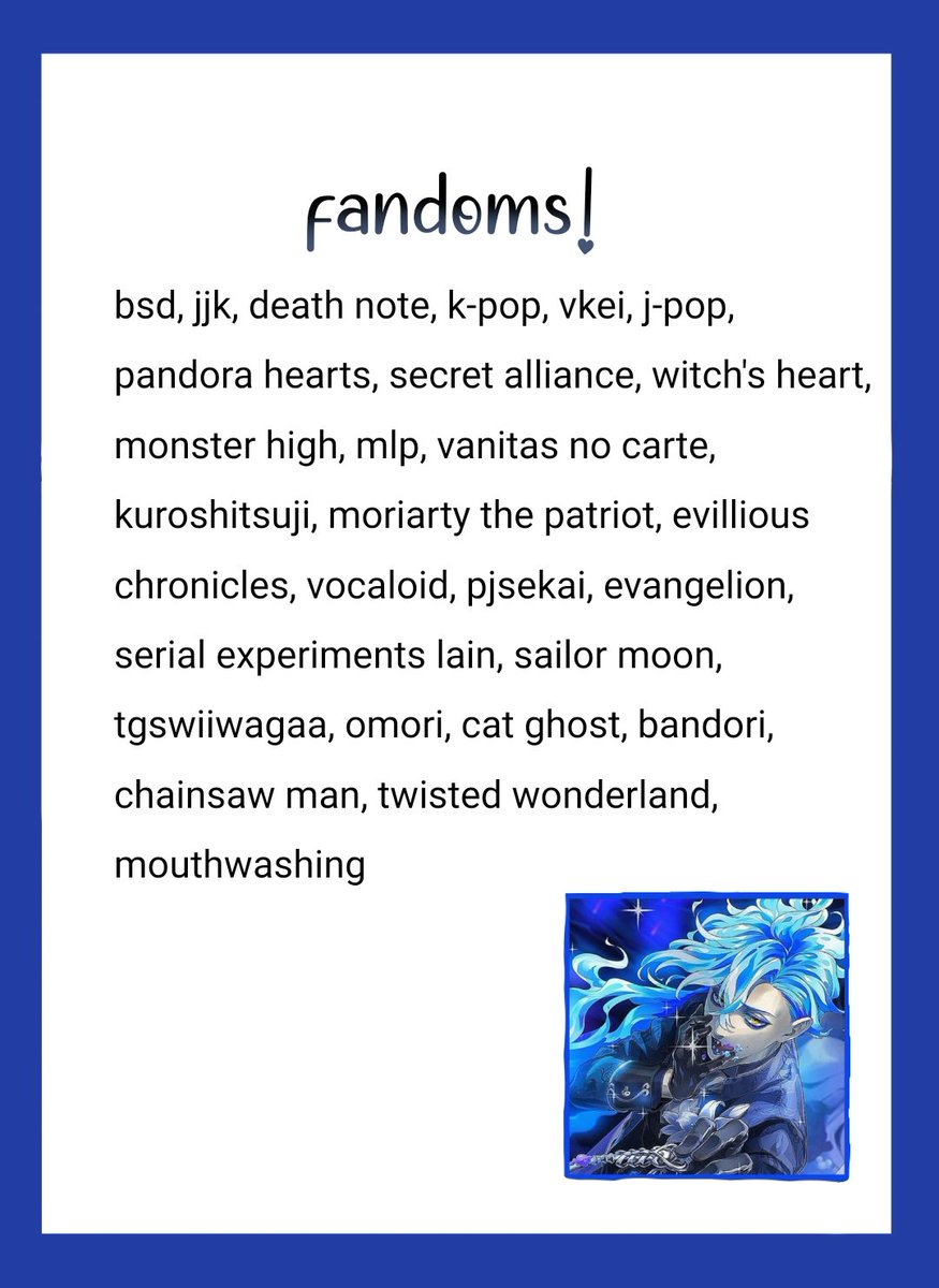 shr0udwife's tweet image. ઇ ❄️ ઉ.    ፧  welcome ! ! !
*ૢ. – Leia antes de seguir! . . .☆

—&amp;gt; Caso a gente seja amigos/tenhamos intimidade, pode usar ela/dela comigo!! Porém prefiro elu/ele

                ♡ / ↻ para sermos moots

#bsdtwt #kurotwt #twsttwt #animetwt #haikyuutwt #bnhatwt #yumetwt