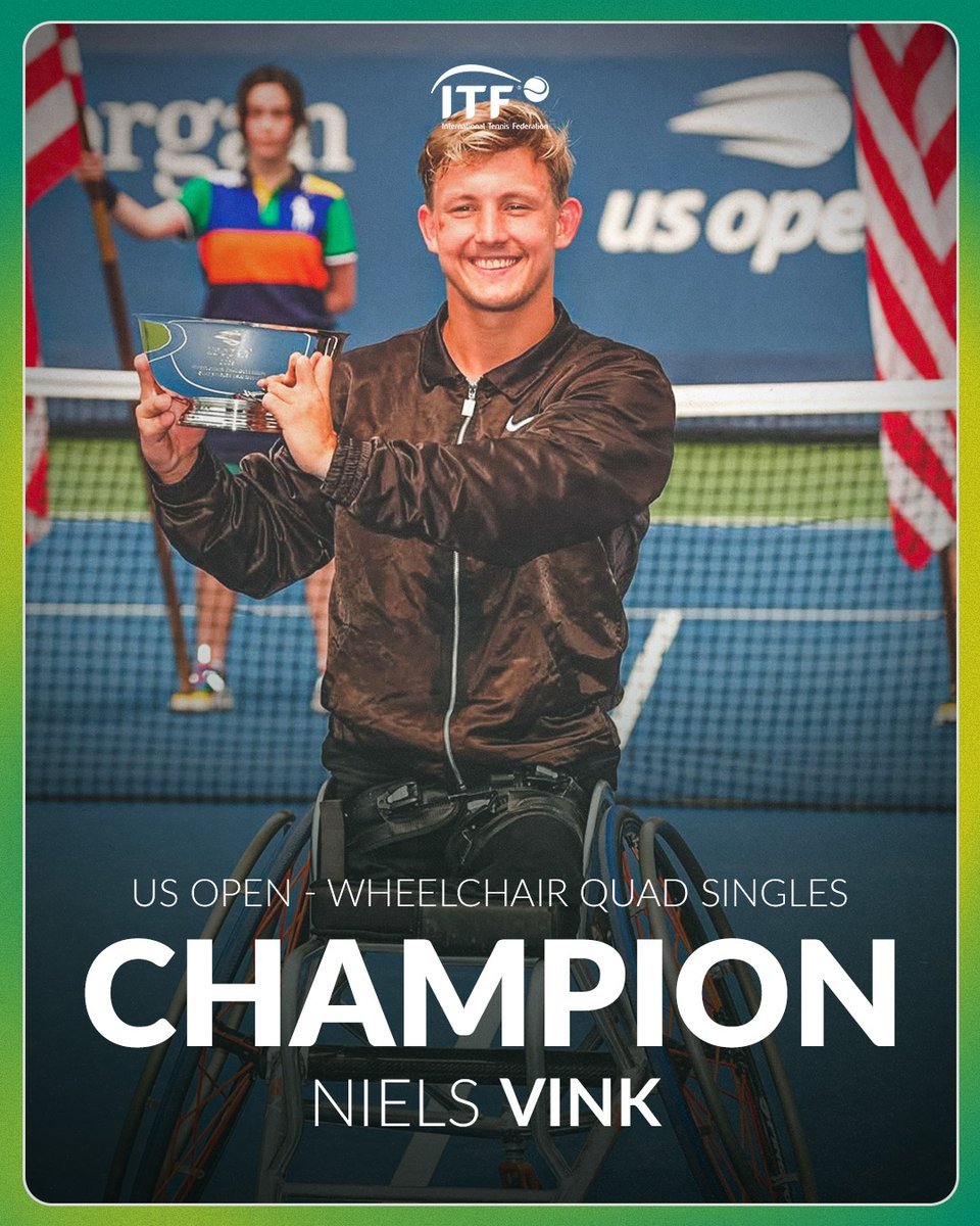 Unstoppable 💪

Niels Vink adds another Grand Slam title to his collection defeating Sam Schroder 6-1 7-5 🏆

📸<a href="/usopen/">US Open Tennis</a>