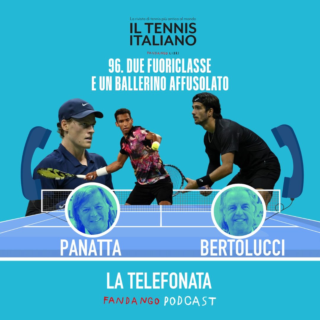 🎾 𝗔𝗱𝗿𝗶𝗮𝗻𝗼 𝗣𝗮𝗻𝗮𝘁𝘁𝗮 e 𝗣𝗮𝗼𝗹𝗼 𝗕𝗲𝗿𝘁𝗼𝗹𝘂𝗰𝗰𝗶 parlano dei quarti e delle semifinali degli U.S. Open.
Si parla del derby Sinner - Musetti, di un Djokovic che non è più quello di due anni fa e di un ballerino affusolato.🎧  open.spotify.com/episode/5412rb… #latelefonata