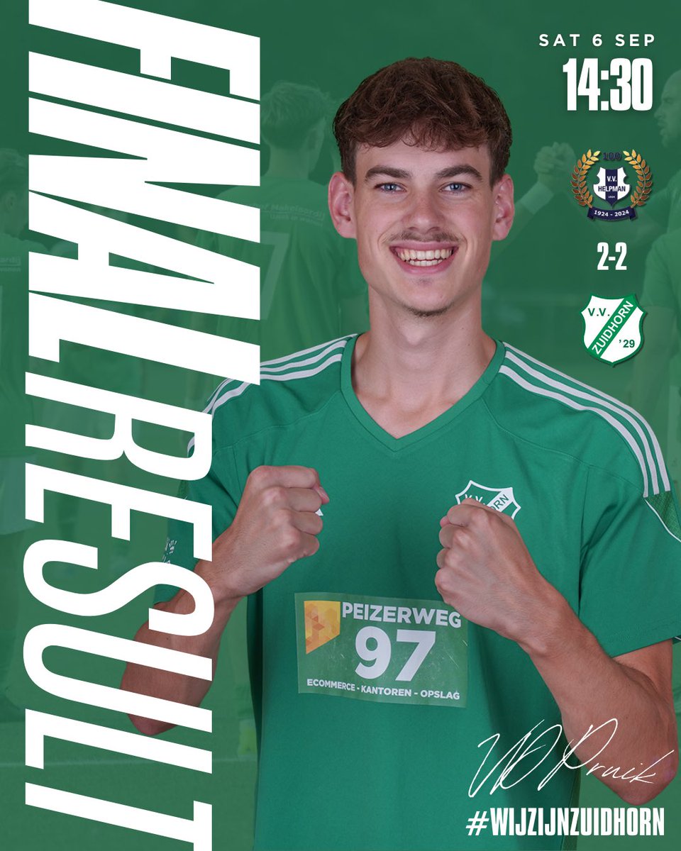 𝑺𝒕𝒊𝒍𝒍 𝒊𝒏 𝒕𝒉𝒆 𝒓𝒂𝒄𝒆!

Onze mannen knokken zich tweemaal terug van een achterstand en blijven daarmee in de race voor de volgende bekerronde! #vvzuidhorn