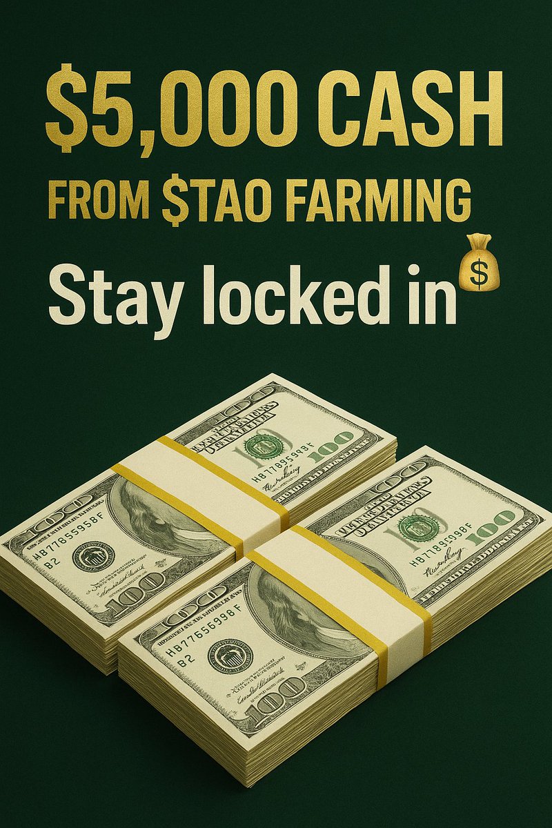 Just bagged $5,000 cash from $TAO farming! 💰🔥
Consistency + patience = massive rewards.

The year isn’t over yet — your account could easily flip bigger before December 👀

Don’t just watch others win…
 Engage daily with <a href="/inspectxyz/">Inspect</a>
 Farm $TAO with focus
Lock in your spot now