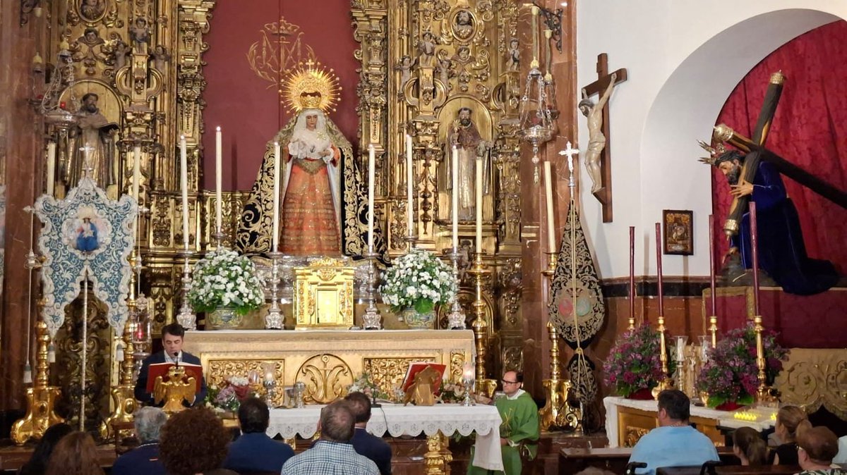 🔵 #PastoraDeTriana25 | Nuestro hermano y sacerdote Antonio Rodríguez Babío celebra la santa misa ante la <a href="/EspDeTriana/">Esperanza de Triana</a> en la Capilla de los Marineros

🕰 21:03

#GloriasSevilla25
#PeregrinosDeEsperanza