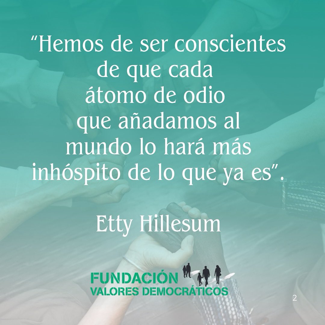 En FVD estamos convencidos que cada gesto de respeto y empatía ayuda a construir un mundo más habitable.
<a href="/FundlaCaixa/">Fundación ”la Caixa”</a> <a href="/DipuSG/">Diputación de Segovia</a> <a href="/FundacionDeCyL/">Fundación de Castilla y León</a> <a href="/FVDemocraticos/">Fundación Valores Democráticos</a>