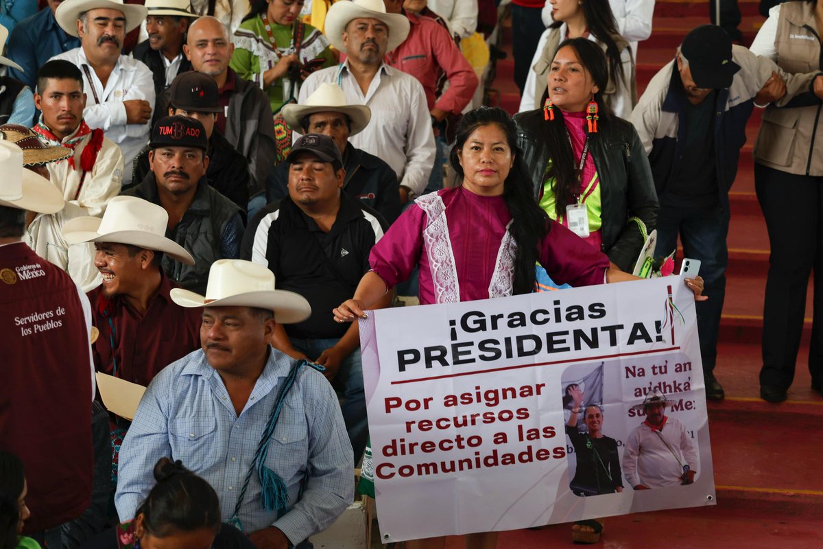 La cuarta transformación es siempre territorio y cercanía con el gran soberano el pueblo de México que consolida y profundiza el segundo piso de la 4T de la mano de nuestra presidenta <a href="/Claudiashein/">Claudia Sheinbaum Pardo</a> 

¡Con el pueblo todo sin el pueblo nada!

#PresidentaDeTerritorio