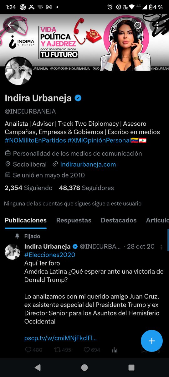 Descubriendo esto hoy y me siento HALAGADO.  😁

Una "pseudo analista"  me tenga bloqueado INDIURBANEJA ...
como dicen en mi tierra . 
"LA VERDAD DUELE"

Viva #venezuela #venezolanos
